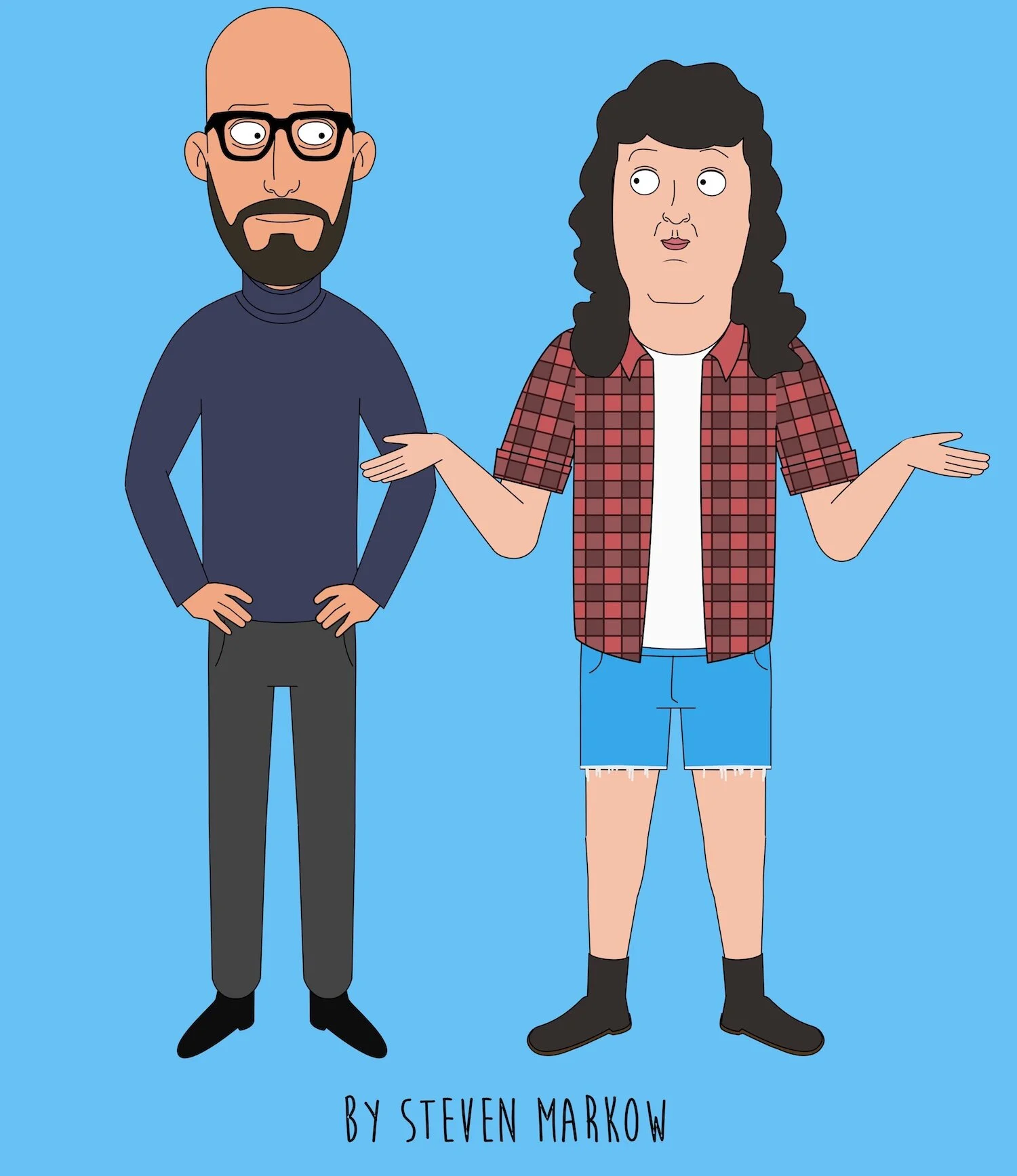    animated character pitch to beverage company   