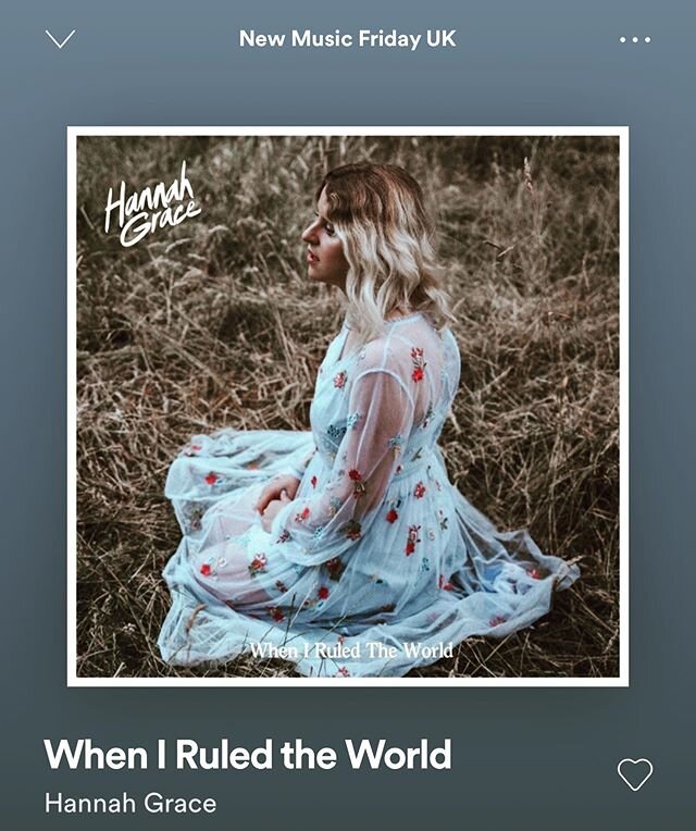 Amazing start to 2020... the most beauuutiful voice and massively talented @hangracemusic just released a song we wrote together a while back. And it&rsquo;s just hit  the @spotify #newmusicfriday playlist💥 Have a listen y&rsquo;all! Happy New Year✌