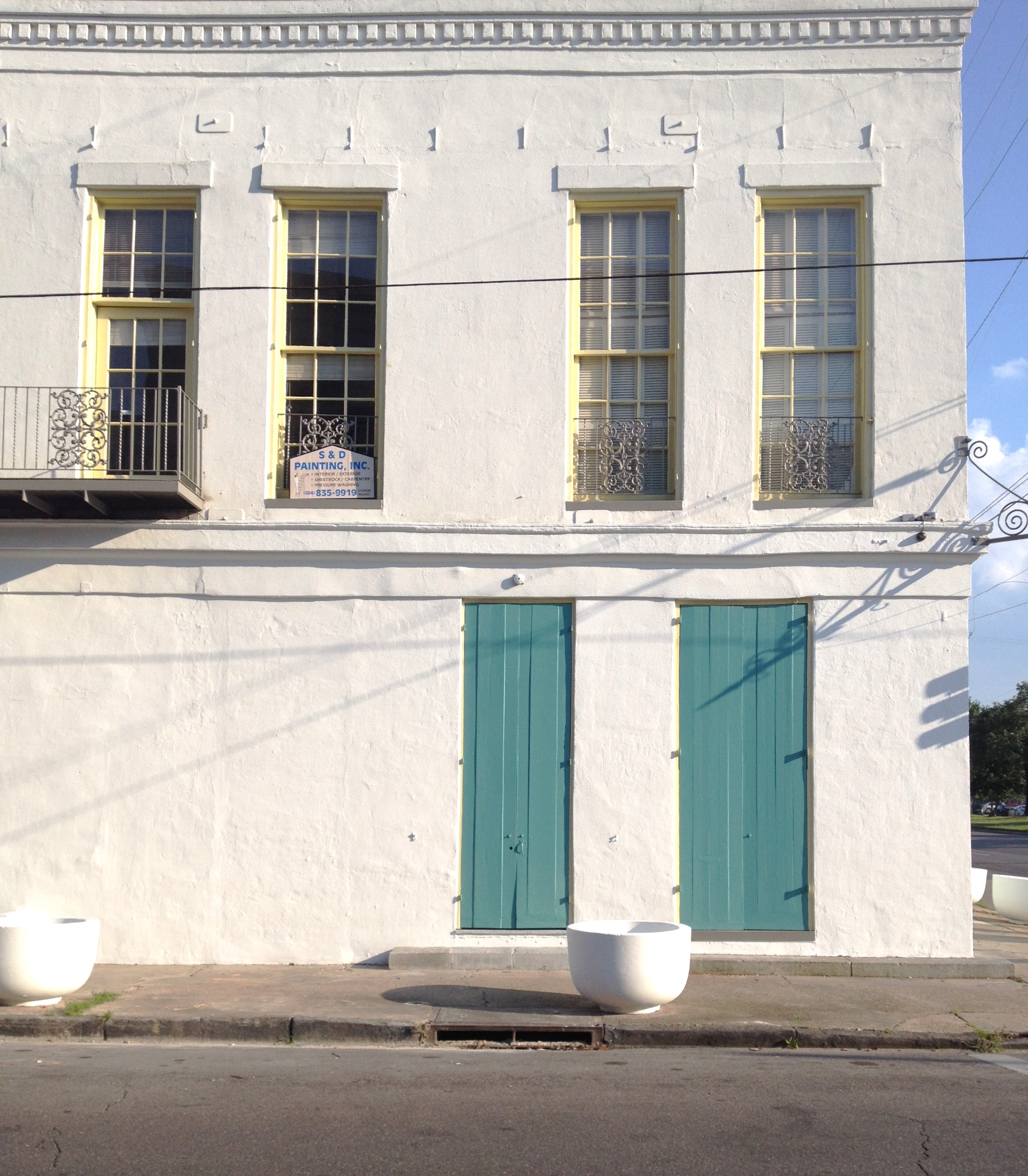 A simple, beautiful building off Elysian Fields.