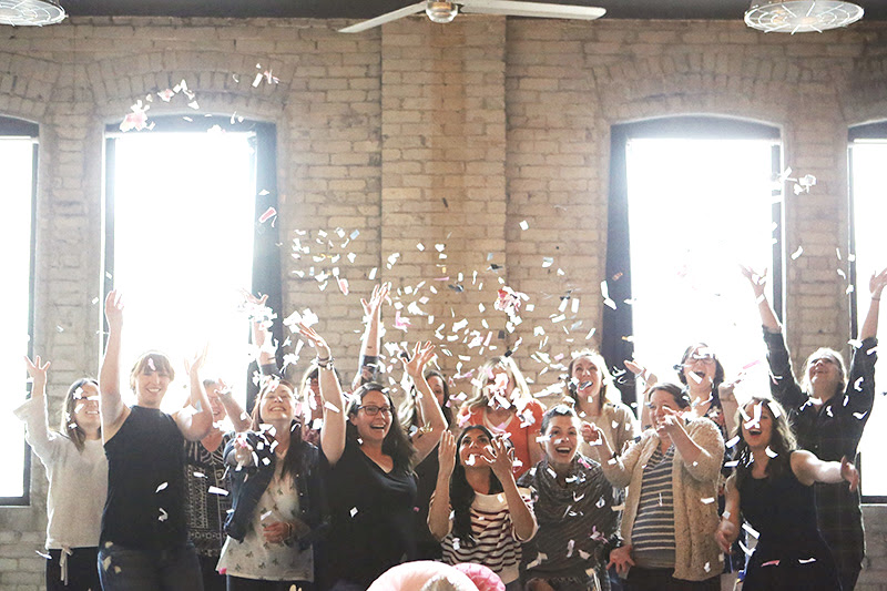 And of course, CONFETTI!