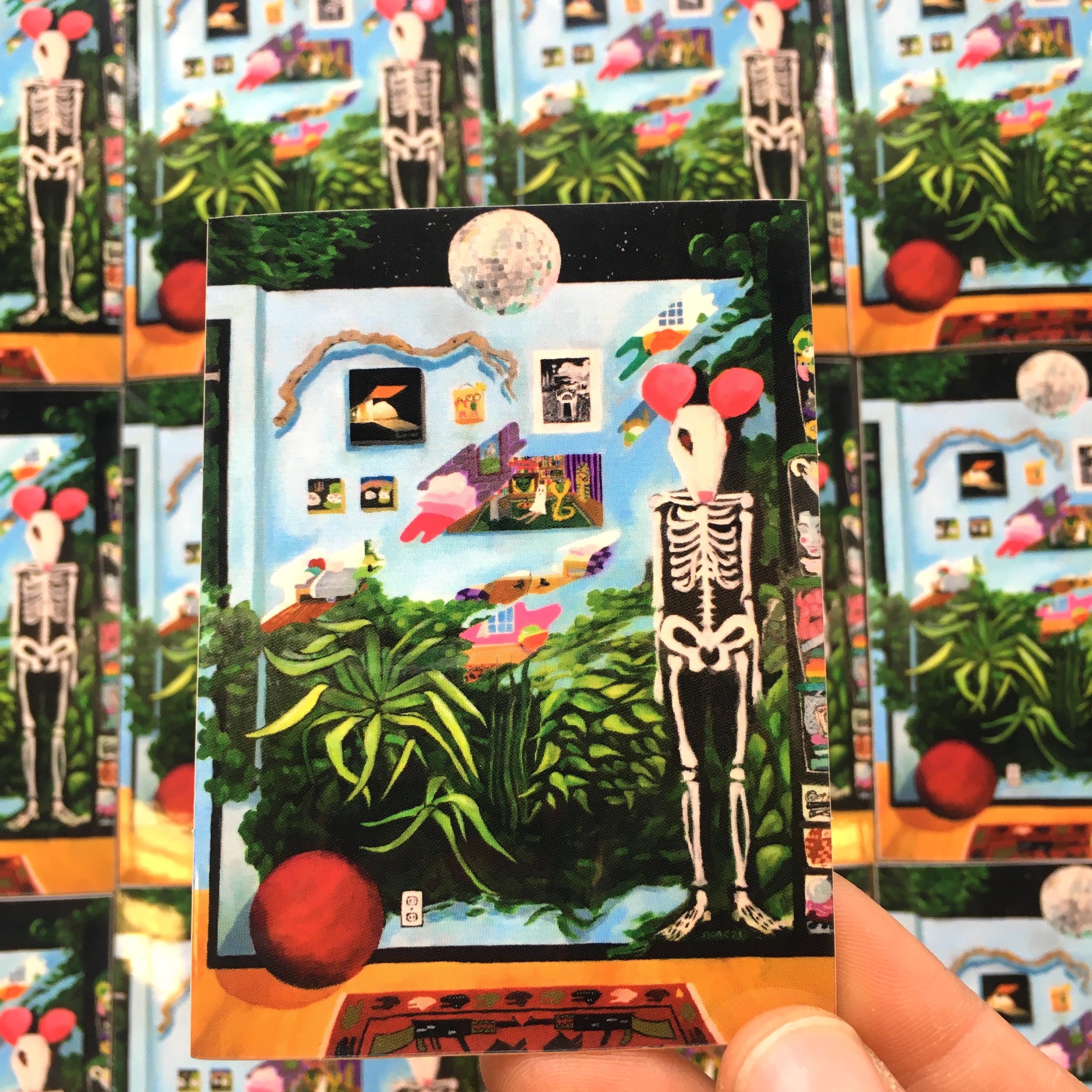 "ROOM PAINTINGS" sticker pack of 2