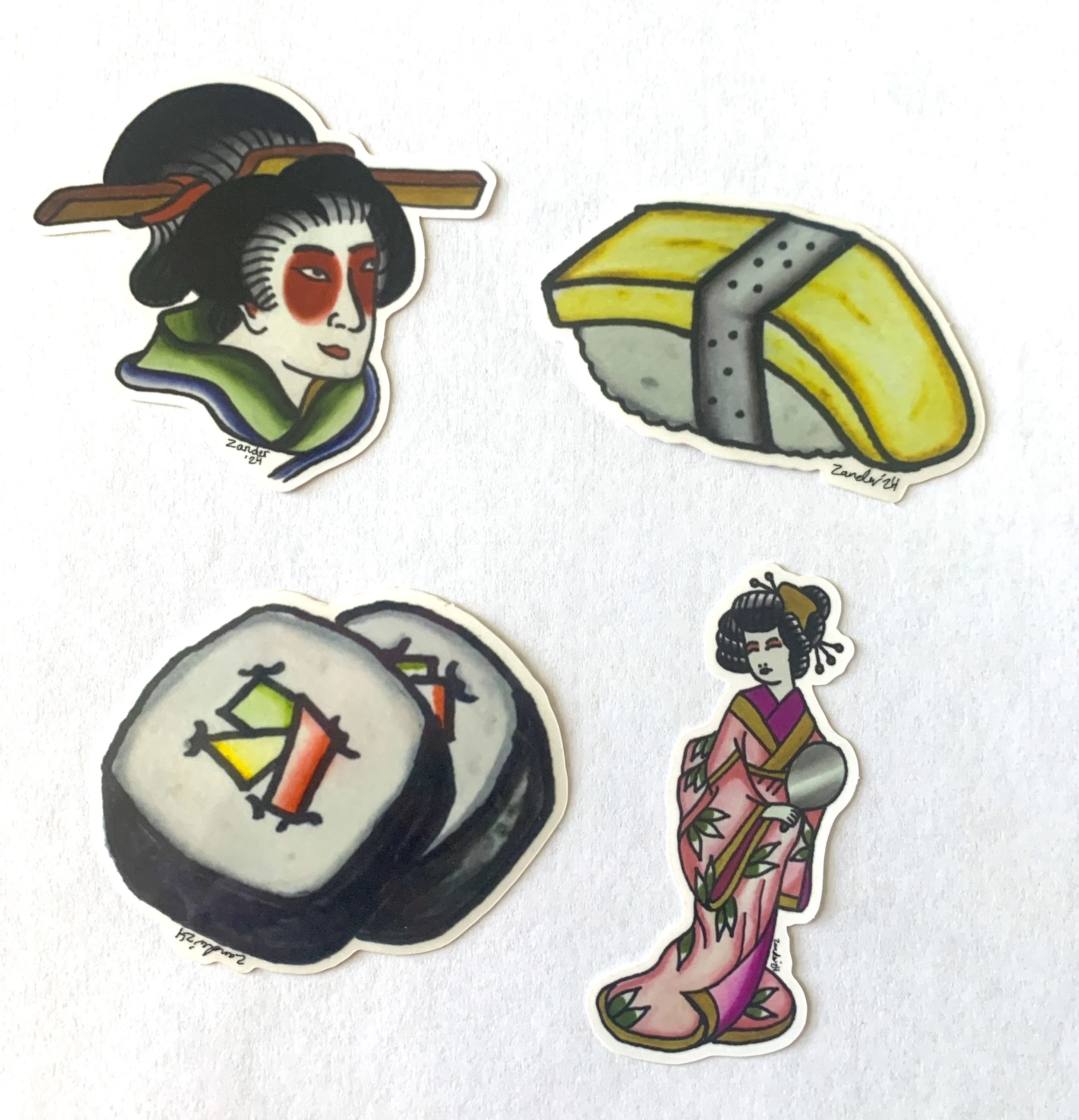 Japanese Trade tattoo pack of 3