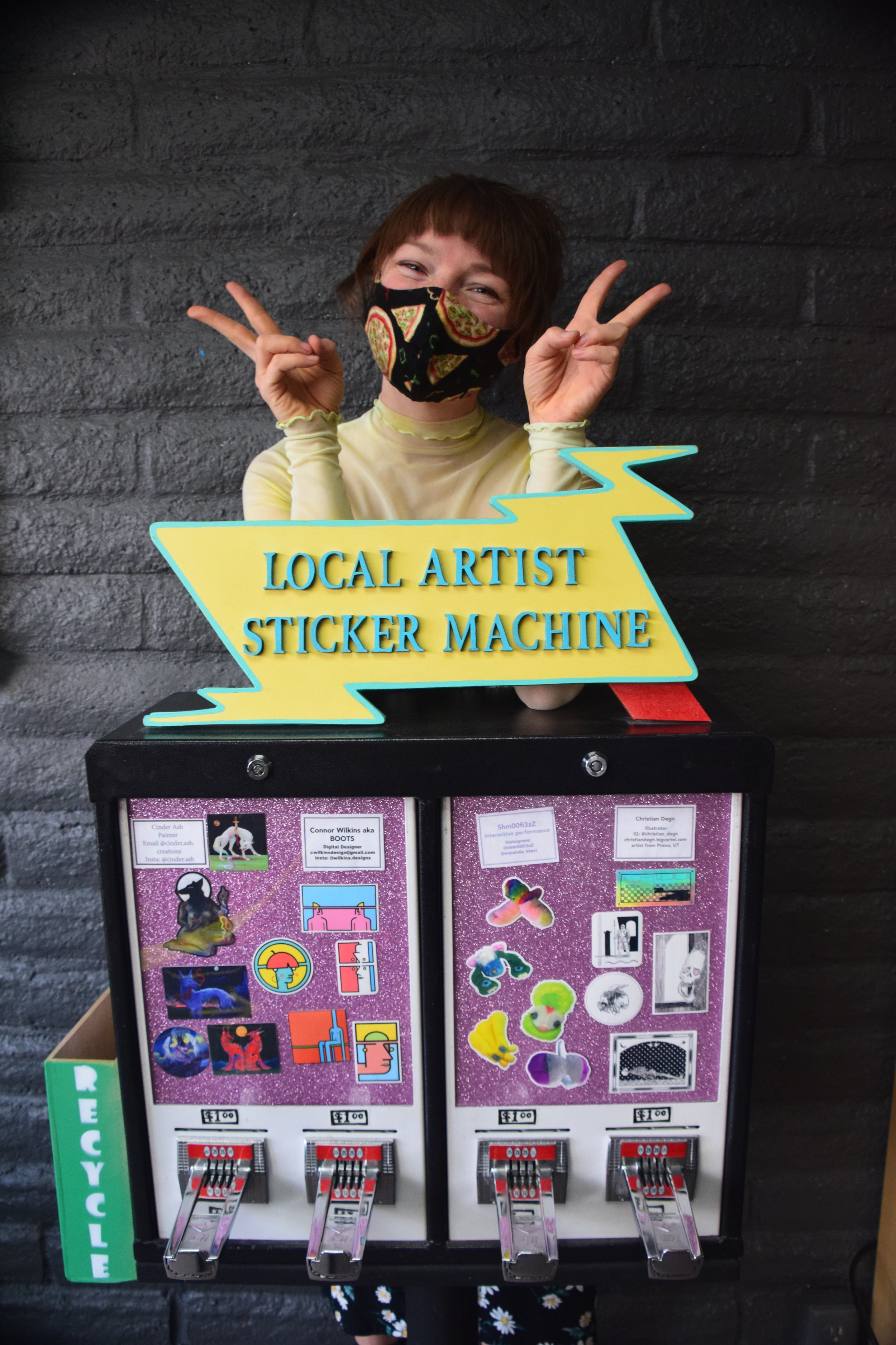 Sticker Machine Vending Machine Locator