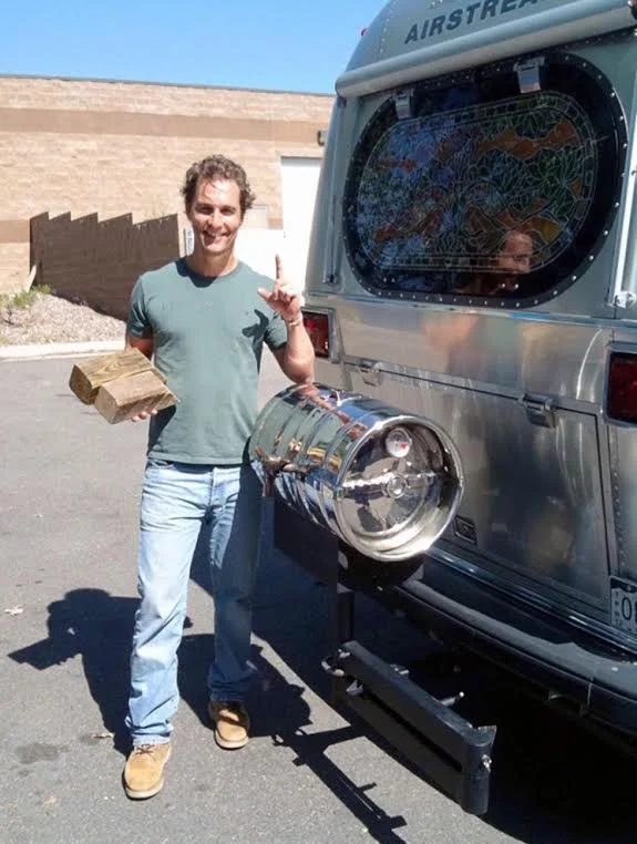 Matthew McConaughey Smithsonian Airstream