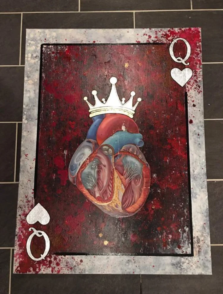QUEEN OF HEARTS - BY ARTIST JONAH LAMONICA