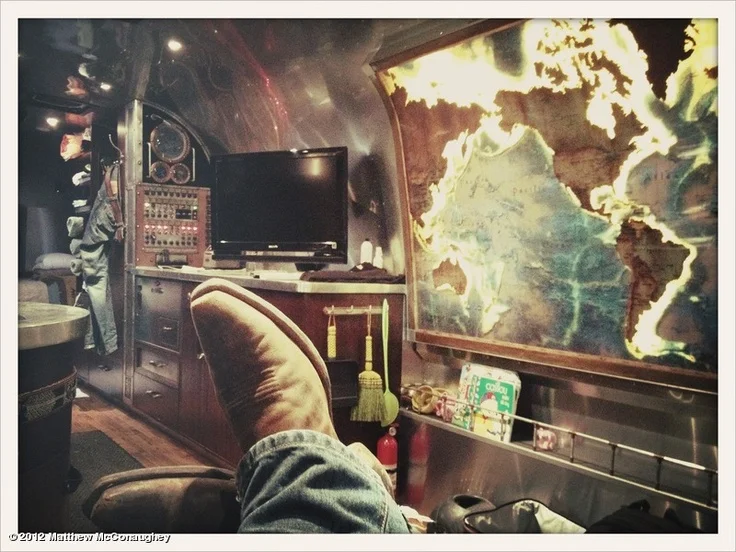 Matthew McConaughey Smithsonian Airstream