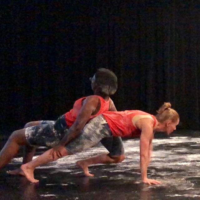 I’m looking for ways to communicate directly with the audiences’ body. Sometimes that requires performing difficult tasks, repeatedly, to take myself and other to a new state of being. This is a shot from How To Mutate. We’ll show the work next Thursday, Aug 15, 6:30 PM at FlyLoft (117 N Boston)