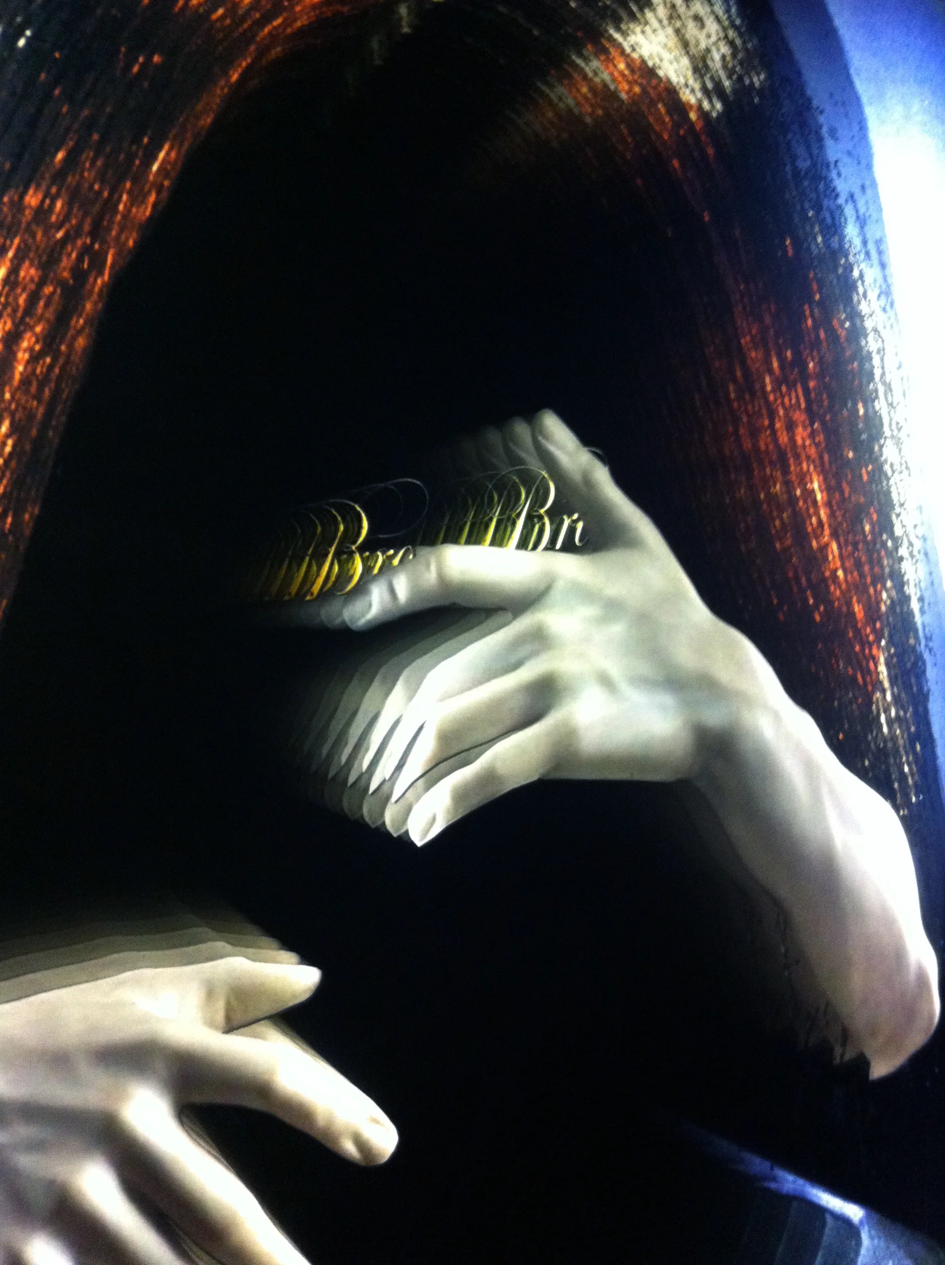 The Magician, 11.5x14.25", Plexiglass, LEDs, Duratrans, 2015.