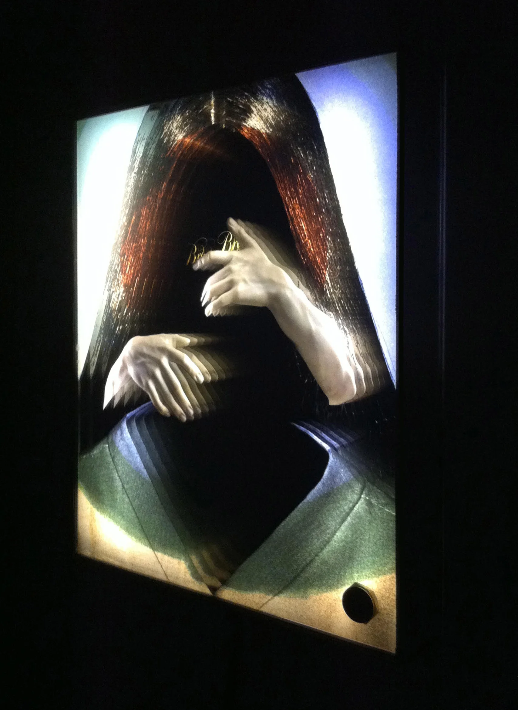 The Magician, 11.5x14.25", Plexiglass, LEDs, Duratrans, 2015.
