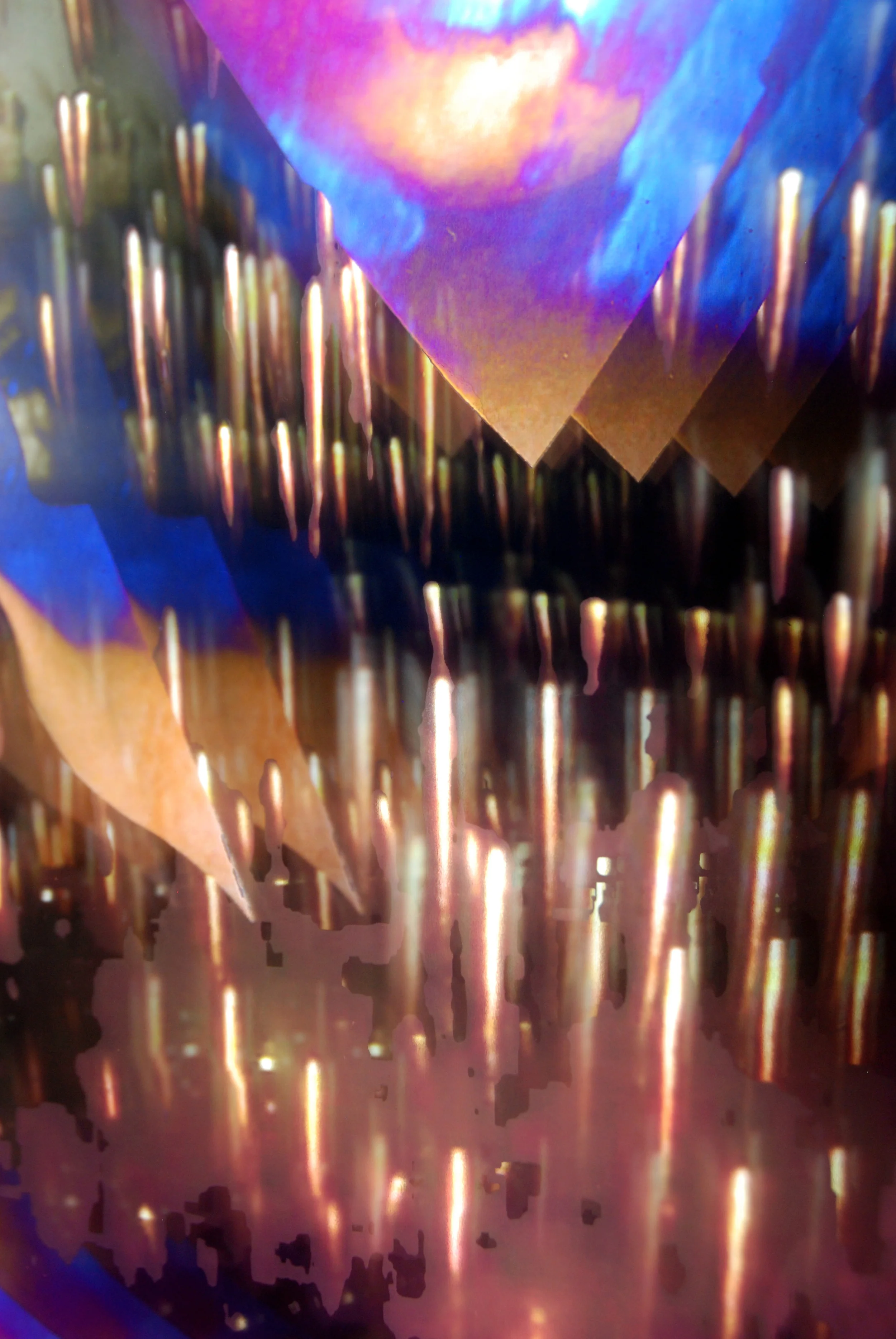 The Return, 11.75x14.875", Plexiglass, LEDs, Duratrans, 2014.