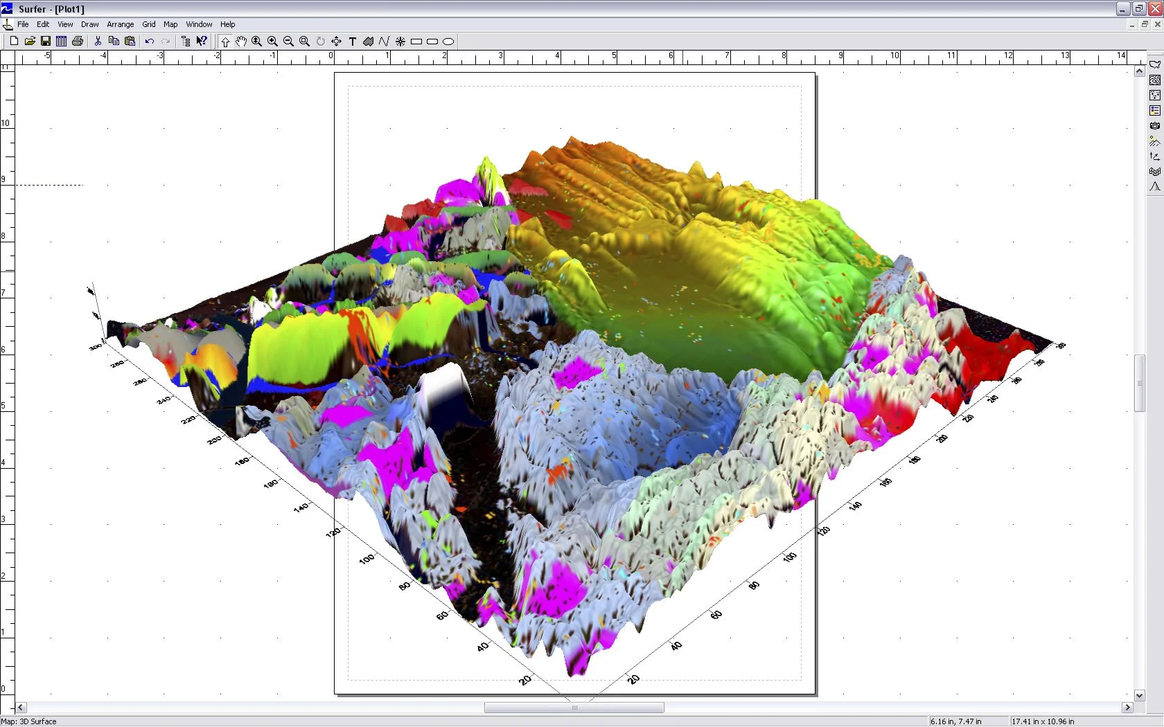 The New Mountain, 3D computer model. 