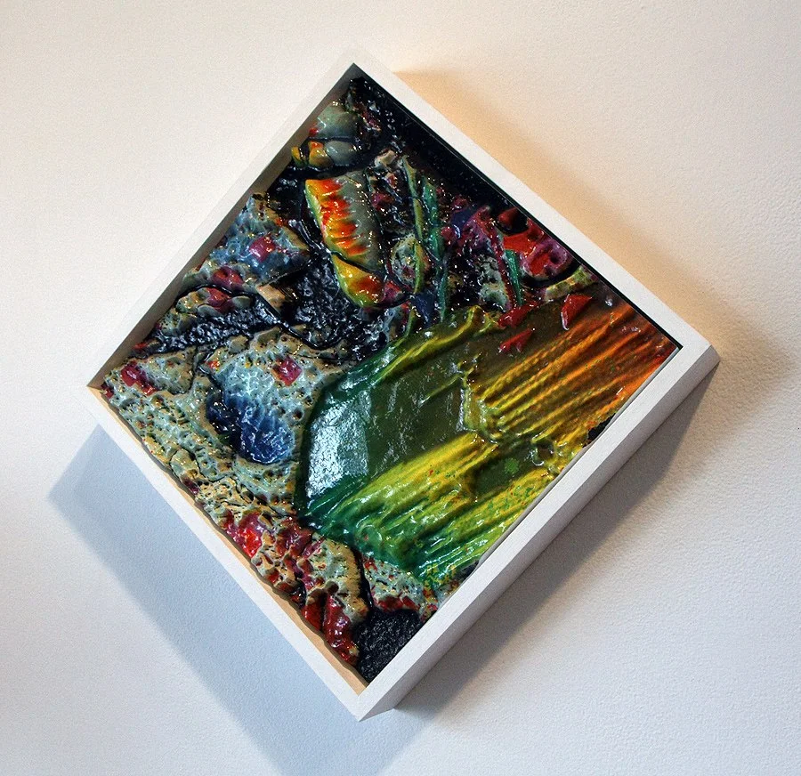 The New Mountain, 12x12", 3D Printed Sculpture, 2012. 
