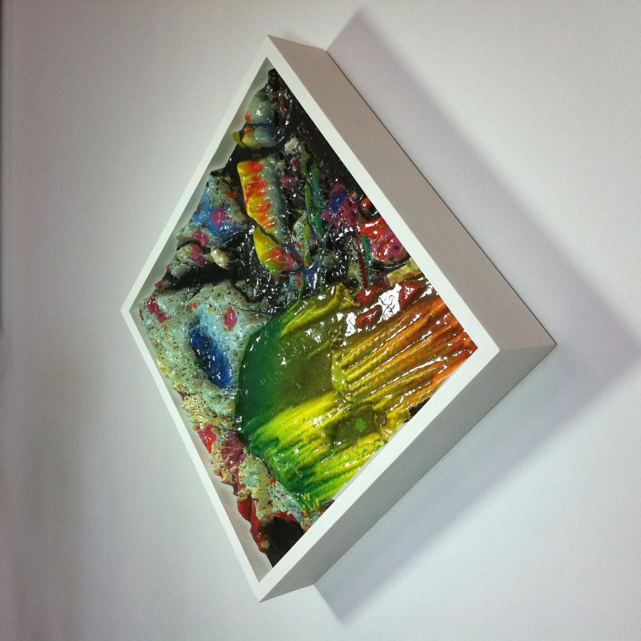 The New Mountain, 12x12", 3D Printed Sculpture, 2012. 