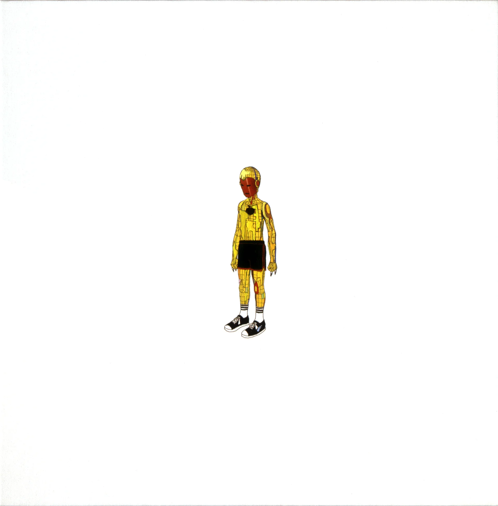 Trilogy 1, 2, 3, 2003, Each is 18x18", Oil on Digitally Printed Canvas.