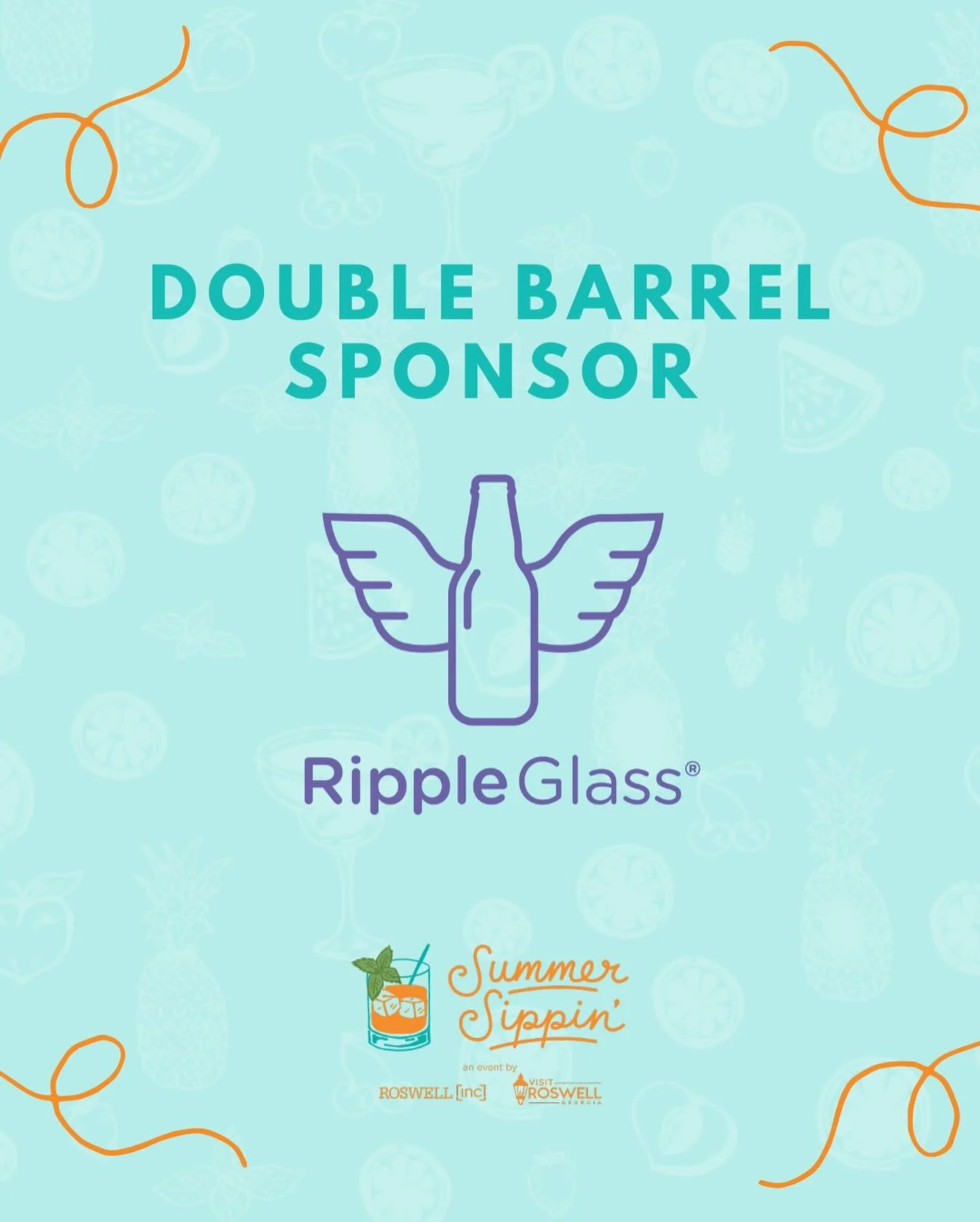 A huge thank you to our Double Barrel Sponsor, @rippleglassatl! ♻️🍹 Their mission to keep glass out of landfills and give it new life makes every sip at Summer Sippin&rsquo; even more sustainable. 💚

Learn more about their recycling program here 👉