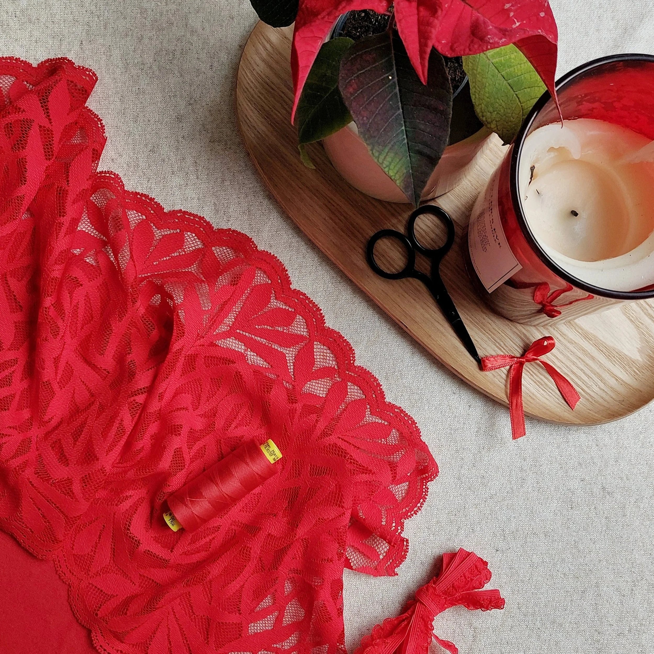 Red lingerie for the New Year's // Lencería roja para la Nochevieja
