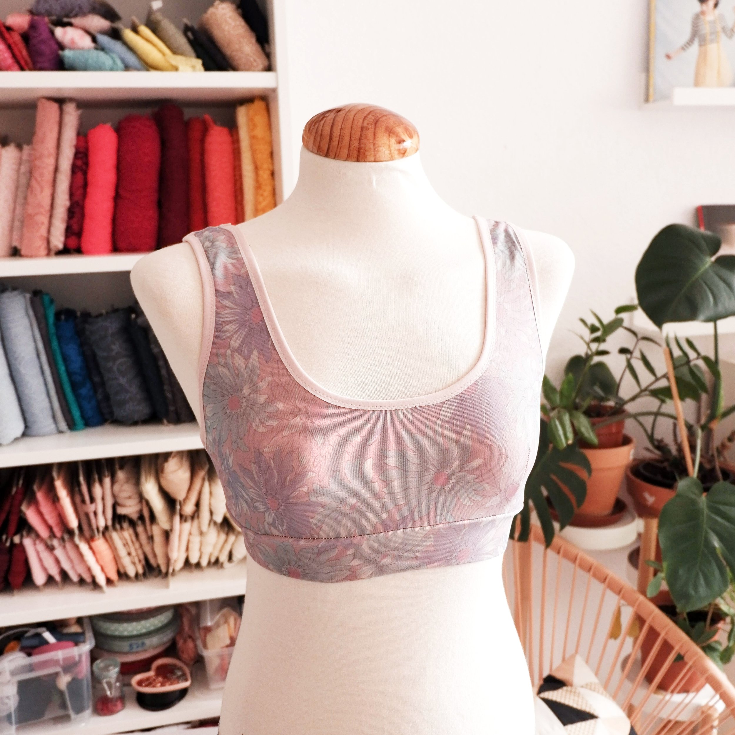 Liz bralette in floral mesh — Studio Costura