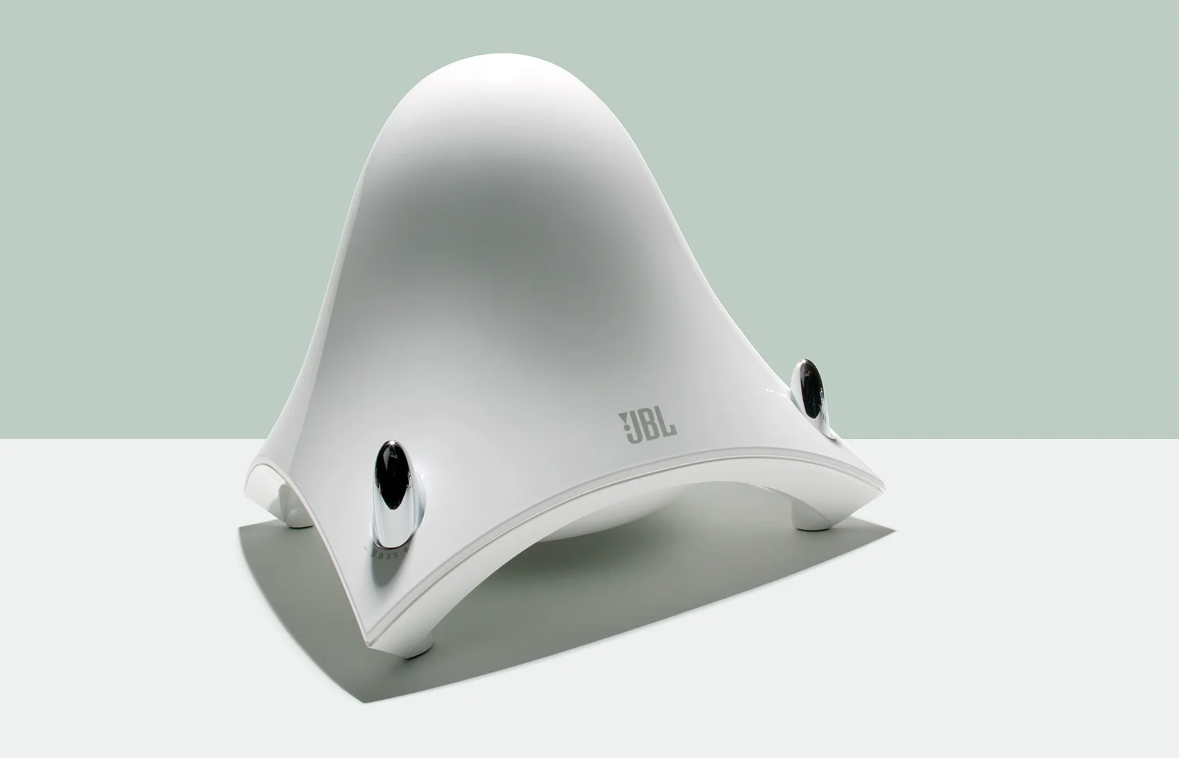 beautiful tech product studio photo of JBL Speaker Subwoofer