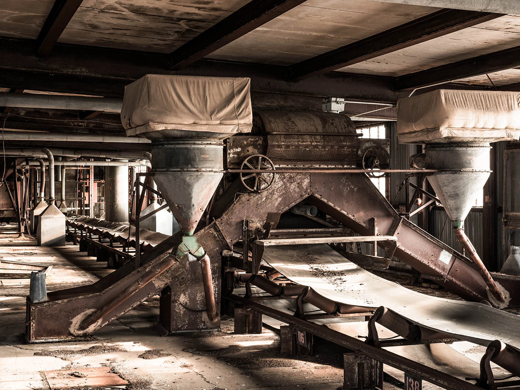 abandoned grain factory Silo City American Annex