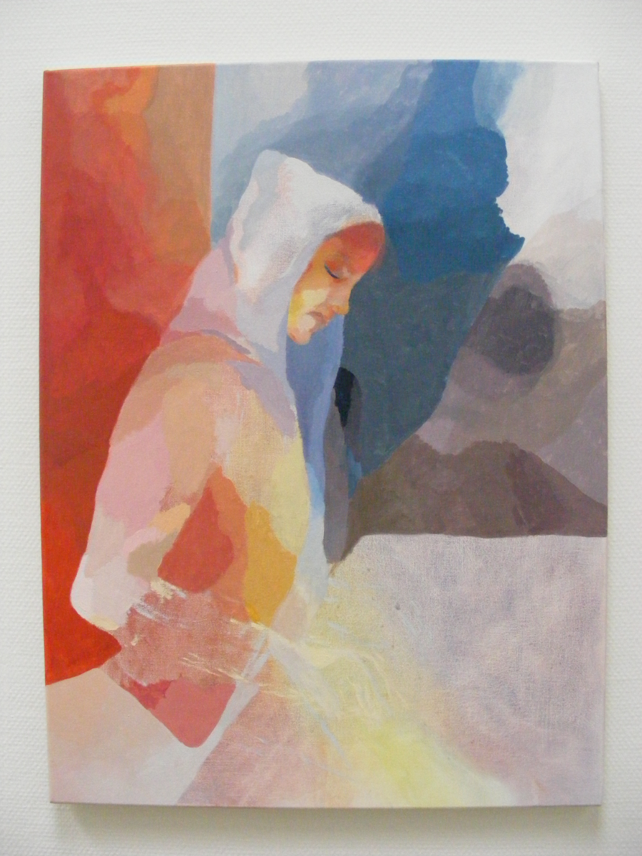 'Barbara', Egg Tempera painting by Shira Nov