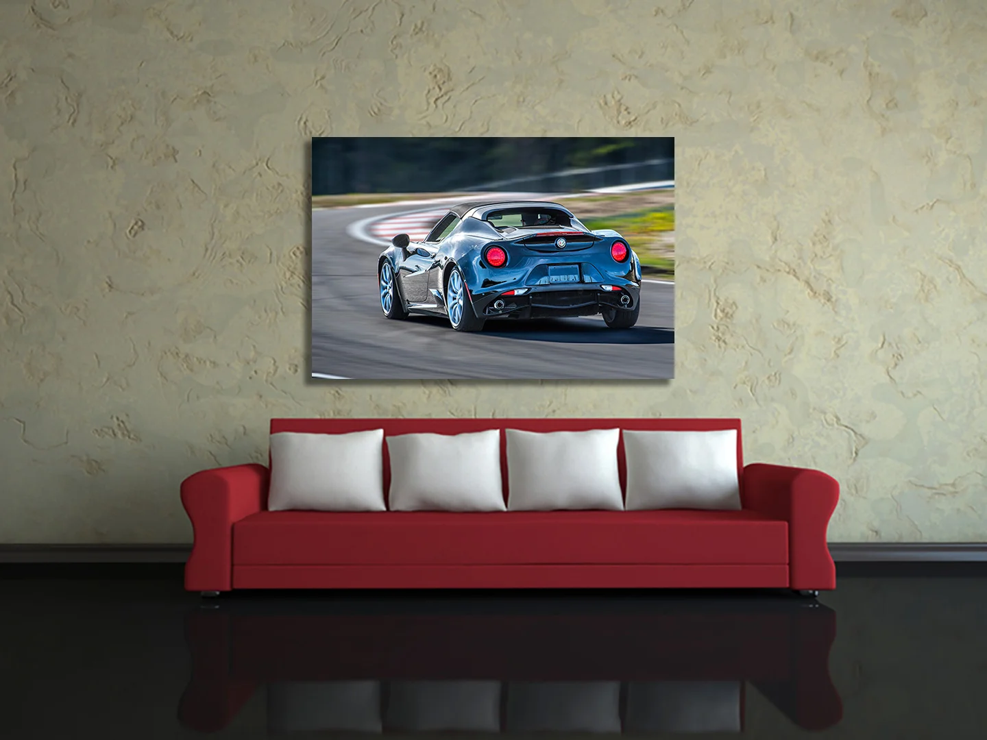 Alfa Romeo 4C canvas print