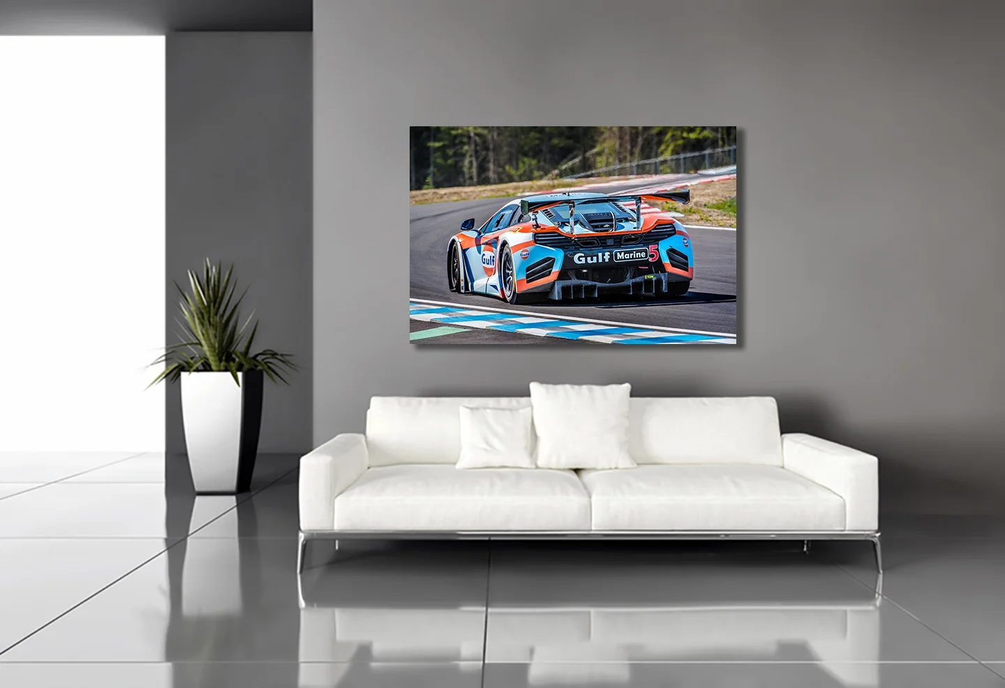 McLaren canvas print