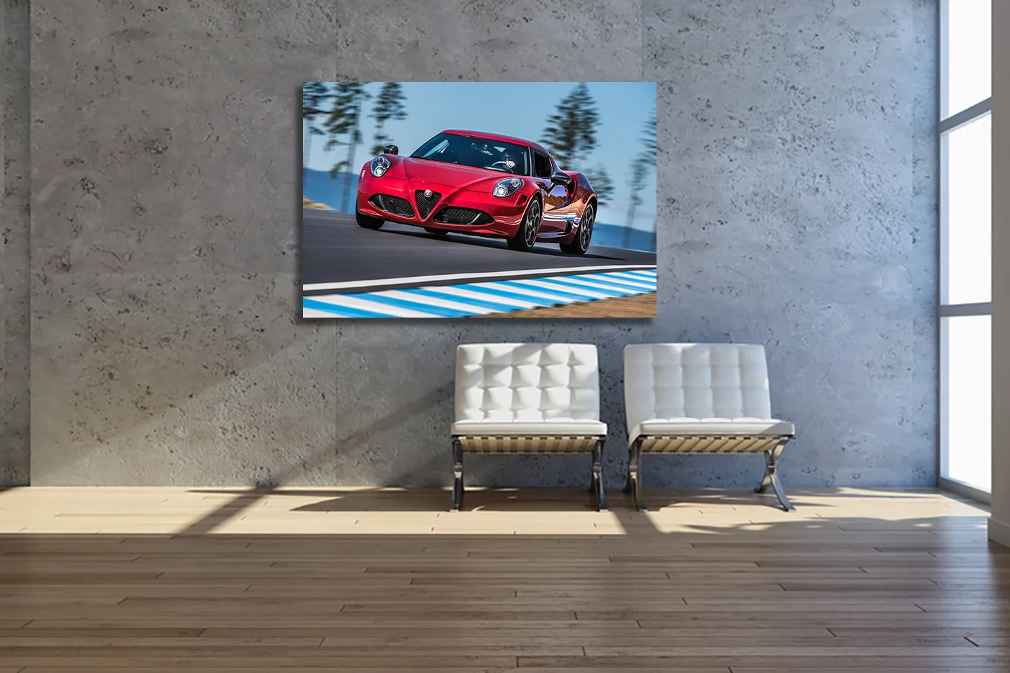 Alfa Romeo 4C canvas print