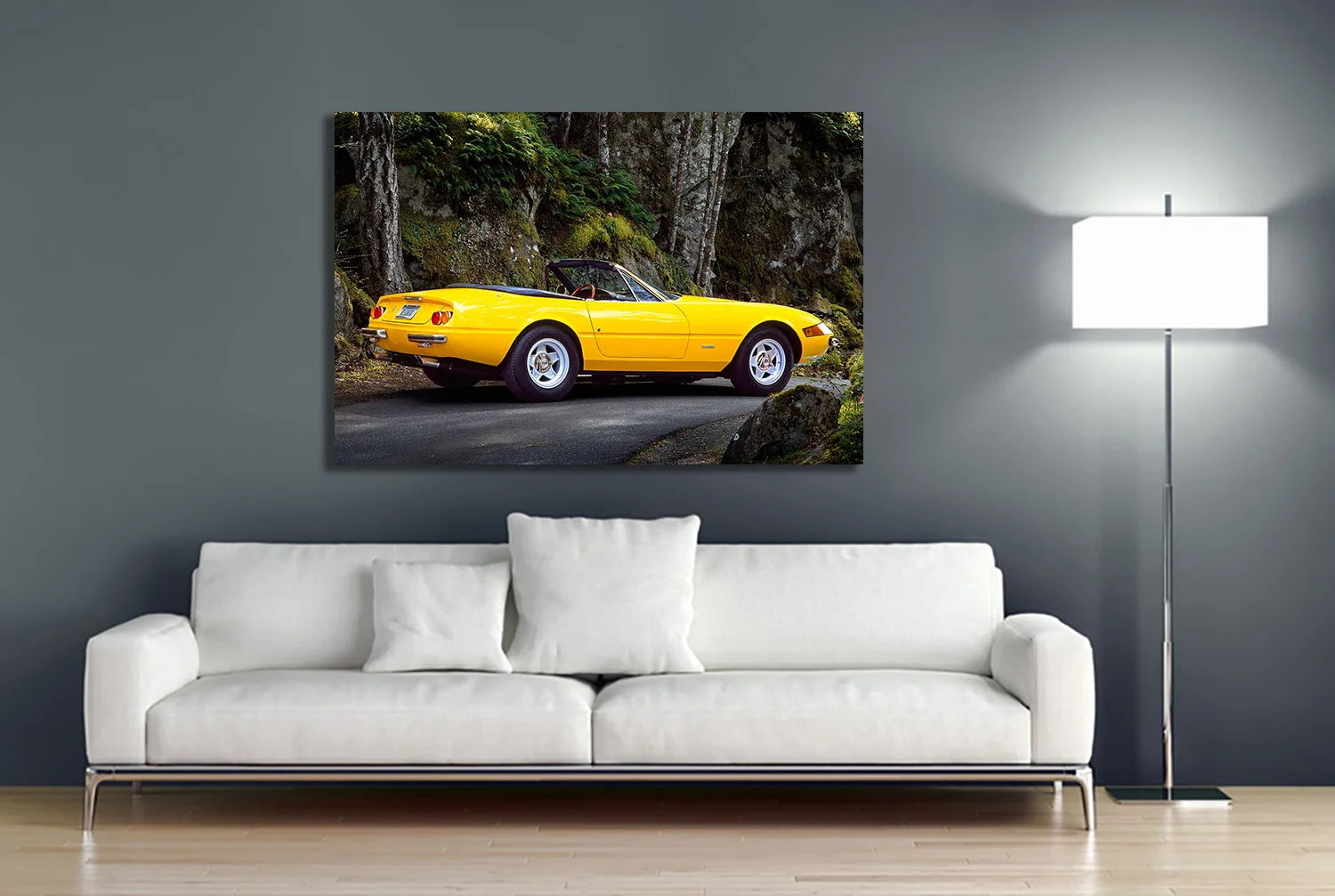 Ferrari 365 Daytona Spider canvas print