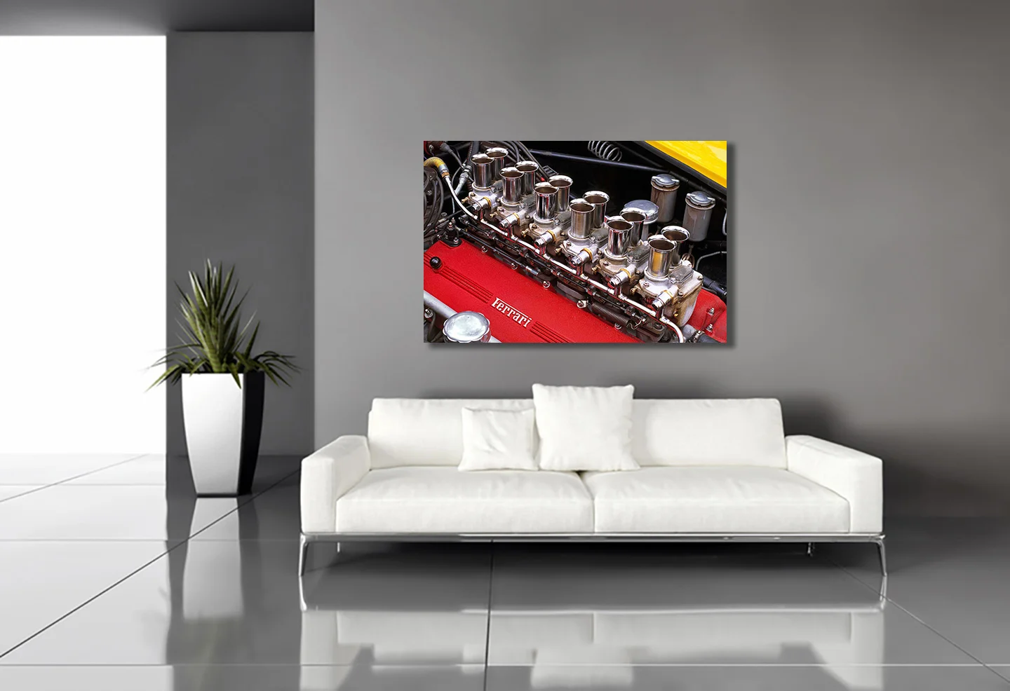 Ferrari 250 Pontoon canvas print