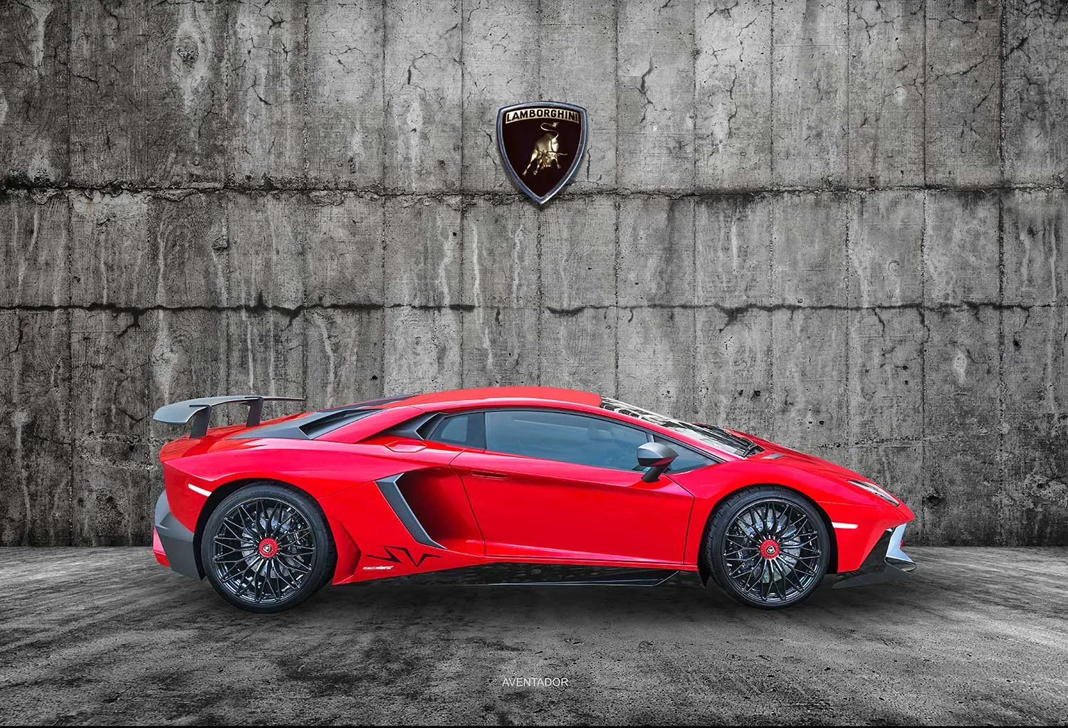 Lamborghini Aventador canvas print