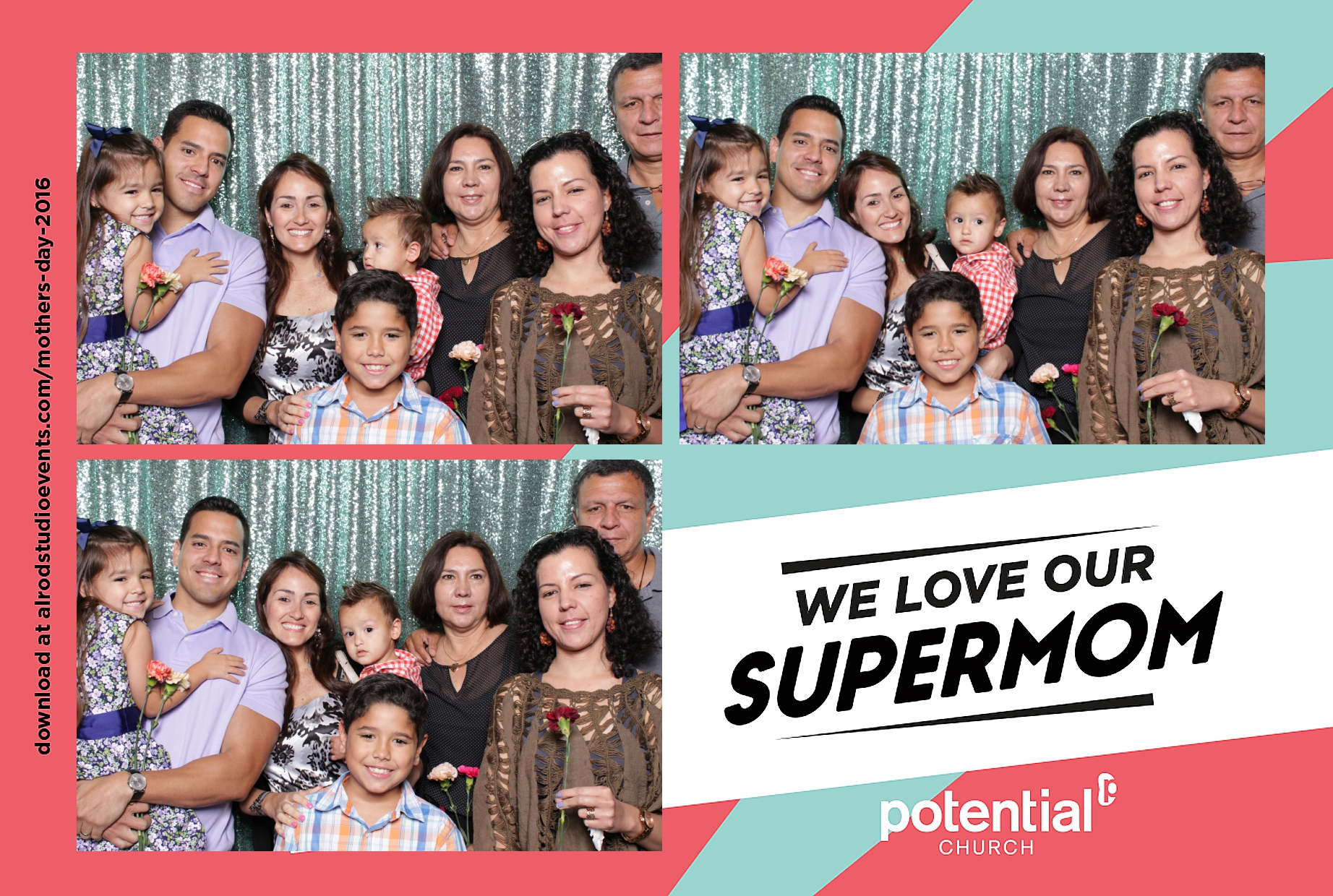 Mother's Day Photo Booth at Potential Church