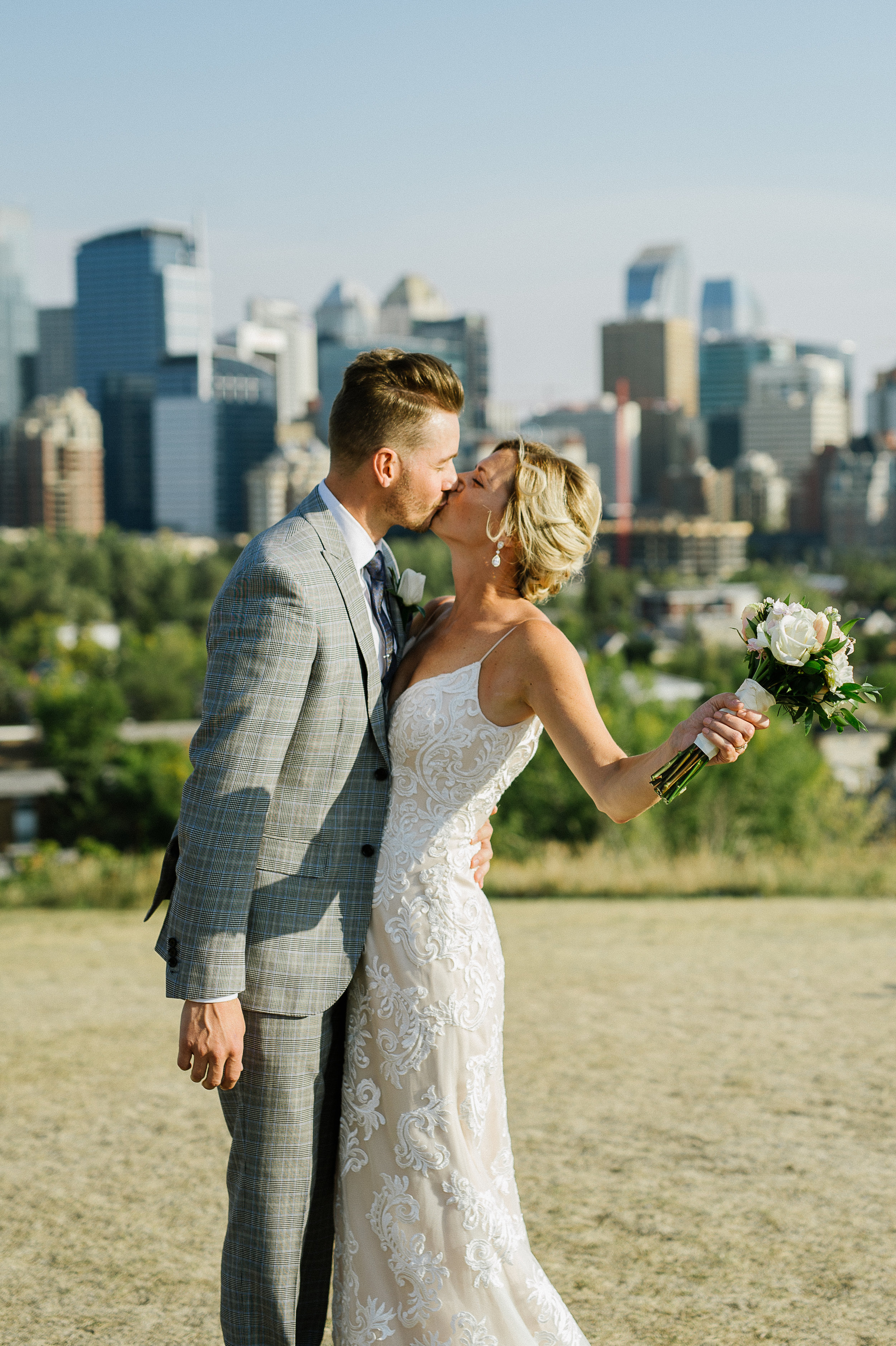 Melanie + Jeremy's Calgary City Elopement