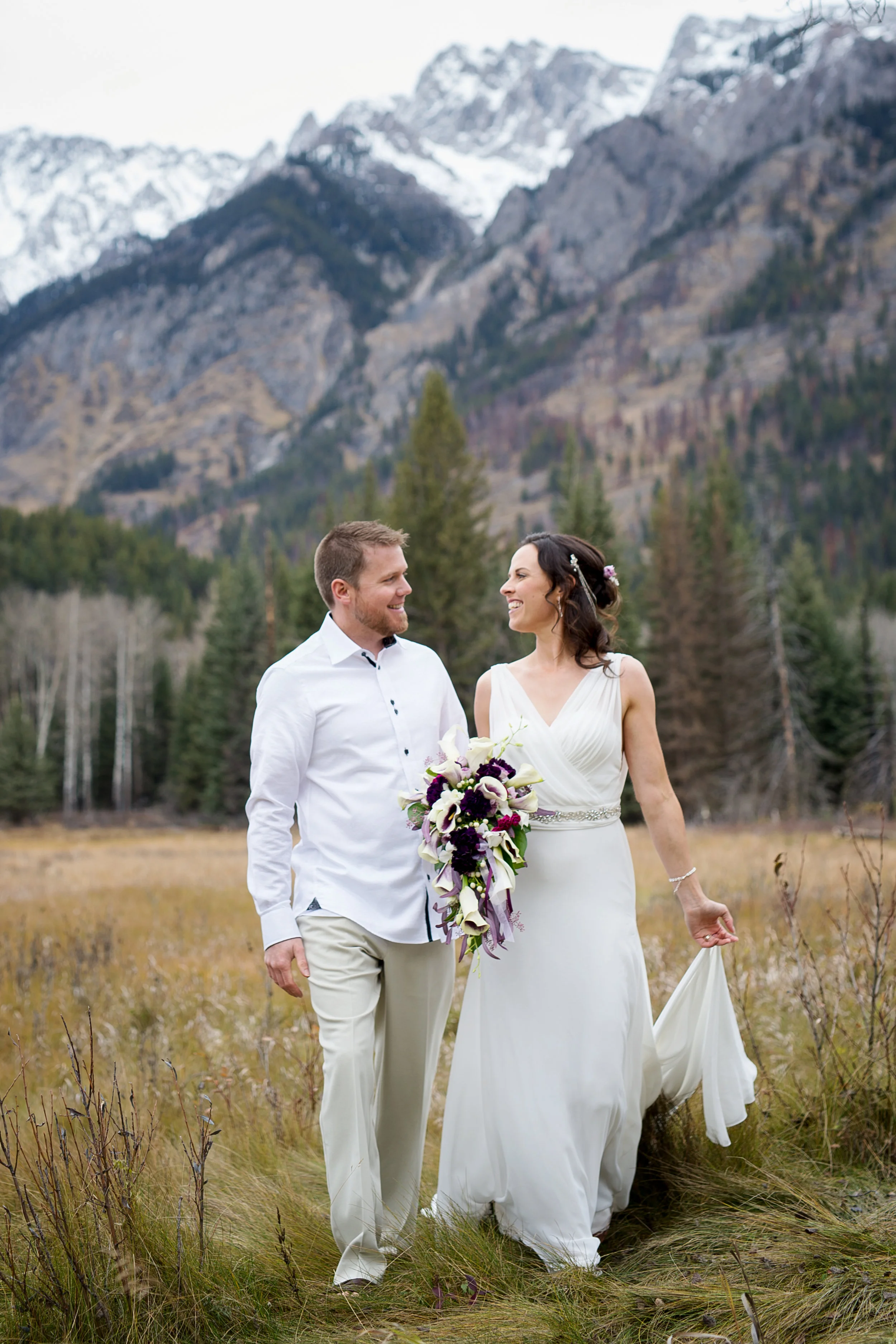 Banff Mountainscape Wedding