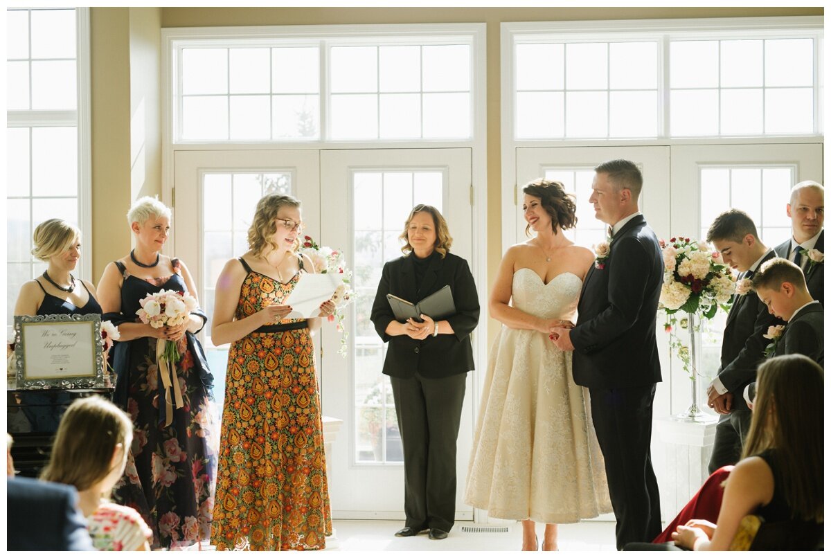 Calgary Wedding Photography | Private Home Wedding