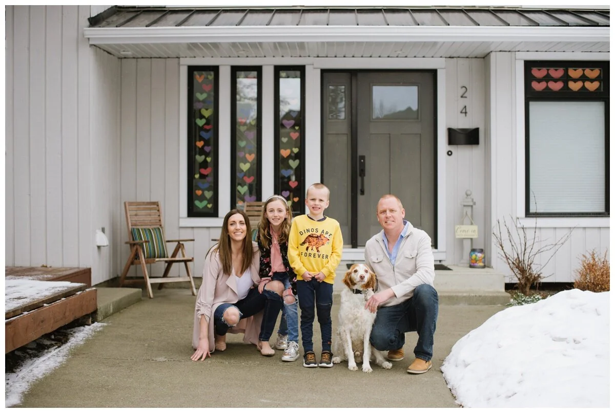 Calgary Front Steps Portraits - Businesses + Families