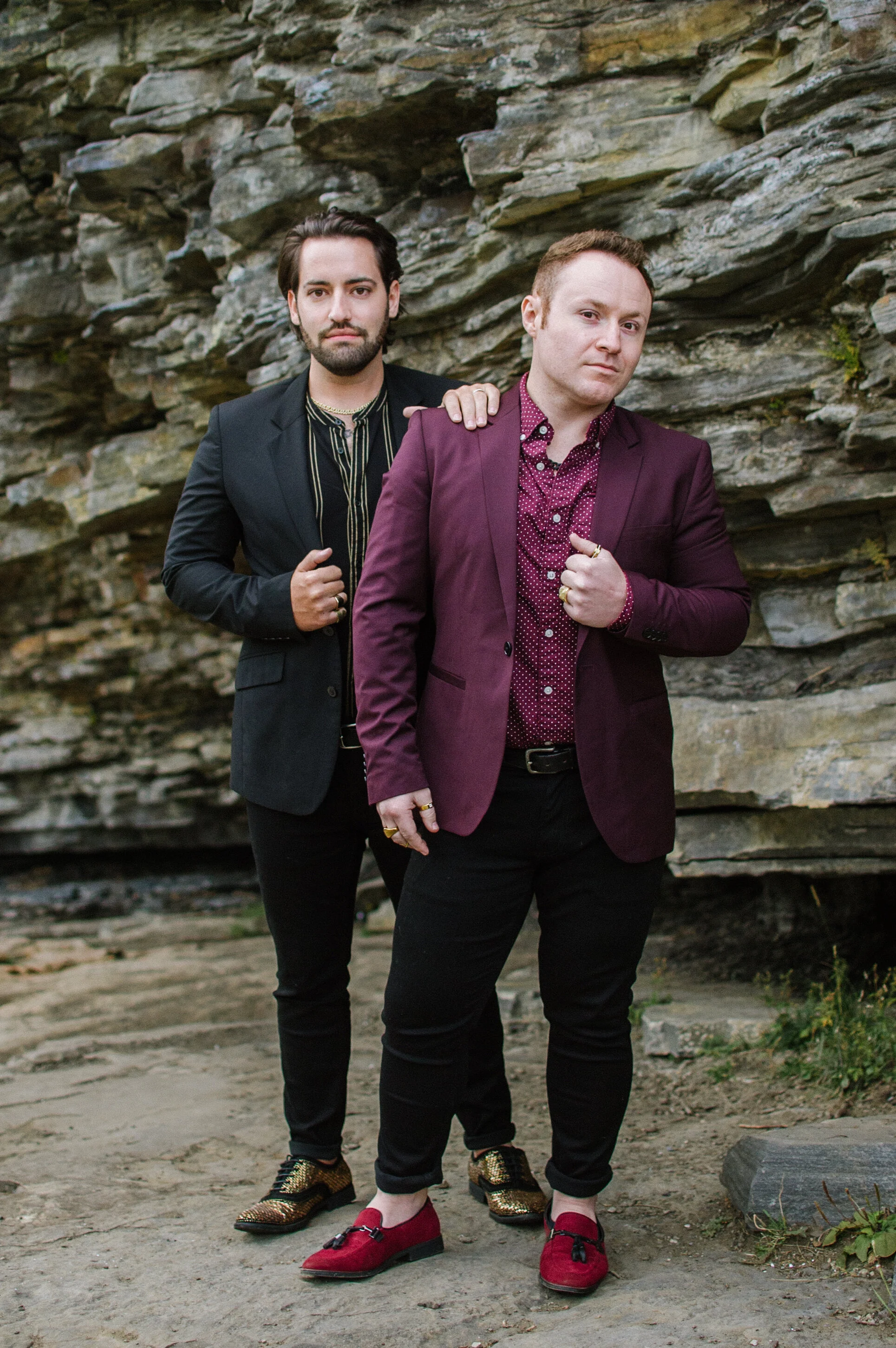 YYC Wedding Engagements - Sheep River Falls