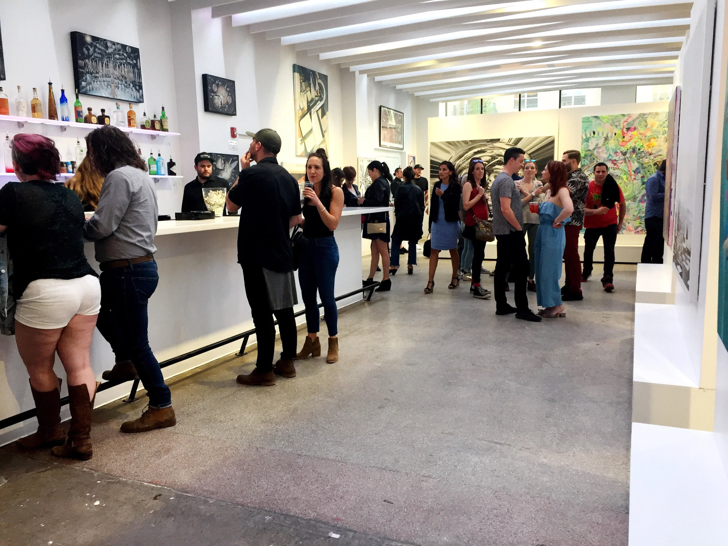 Bar at the Mirus Gallery Opening