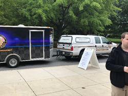 MCPD Trailer at GreenFest Event