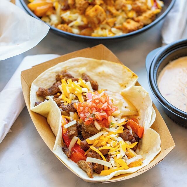 Kick your weekend off the tasty way with tacos from Juan Taco!  And because it's Friday, add some chips and queso for good measure 😉