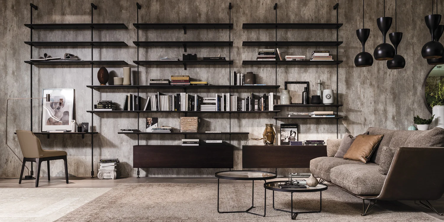 1_Библиотека для гостинной Home Cattelan il Tempo Киев.jpg