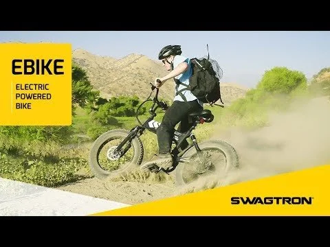 CONQUER THE CANYON - Swagtron EB8 Folding Fat Tire All-Terrain eBike