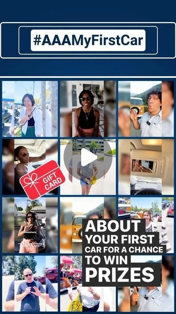 AAA "Tell us about the magic of your first car🚗 for a chance to win a grand prize of $5,000 for a dream vacation