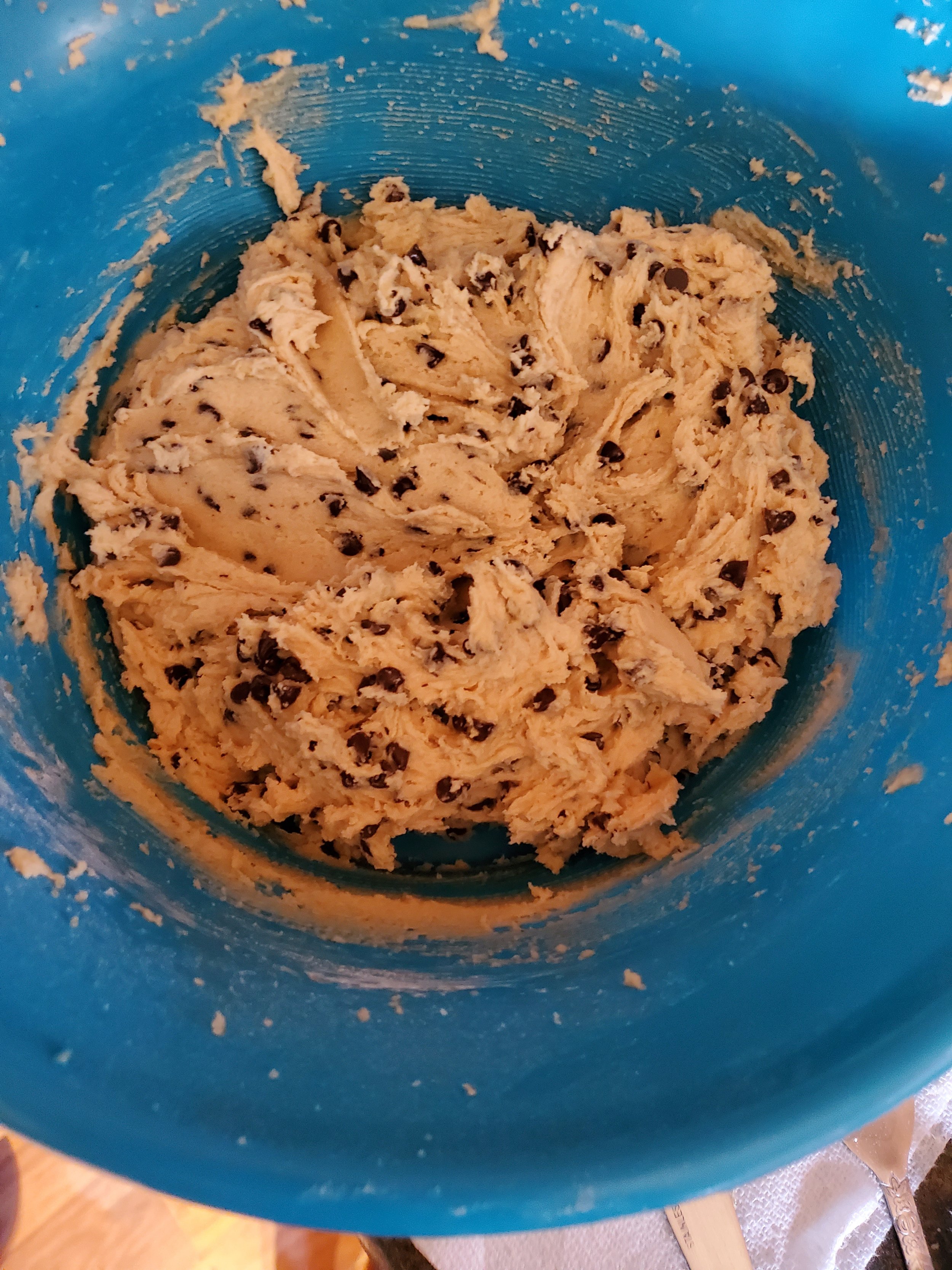 Next up was making the delicious cookie dough filling