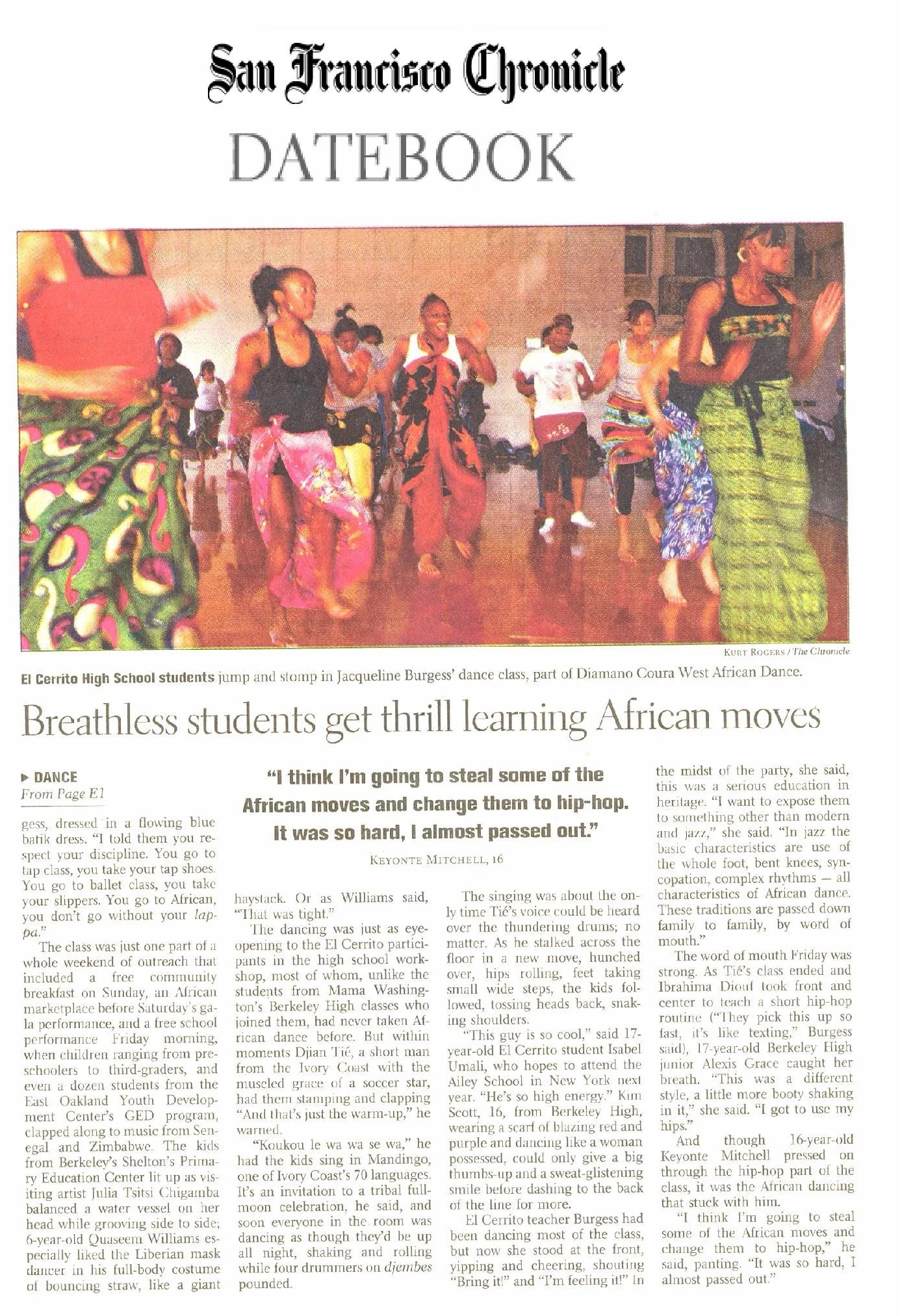 SAN FRANCISCO CHRONICLE