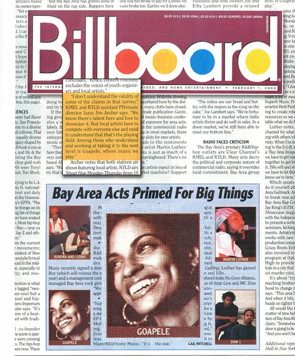 BILLBOARD MAGAZINE