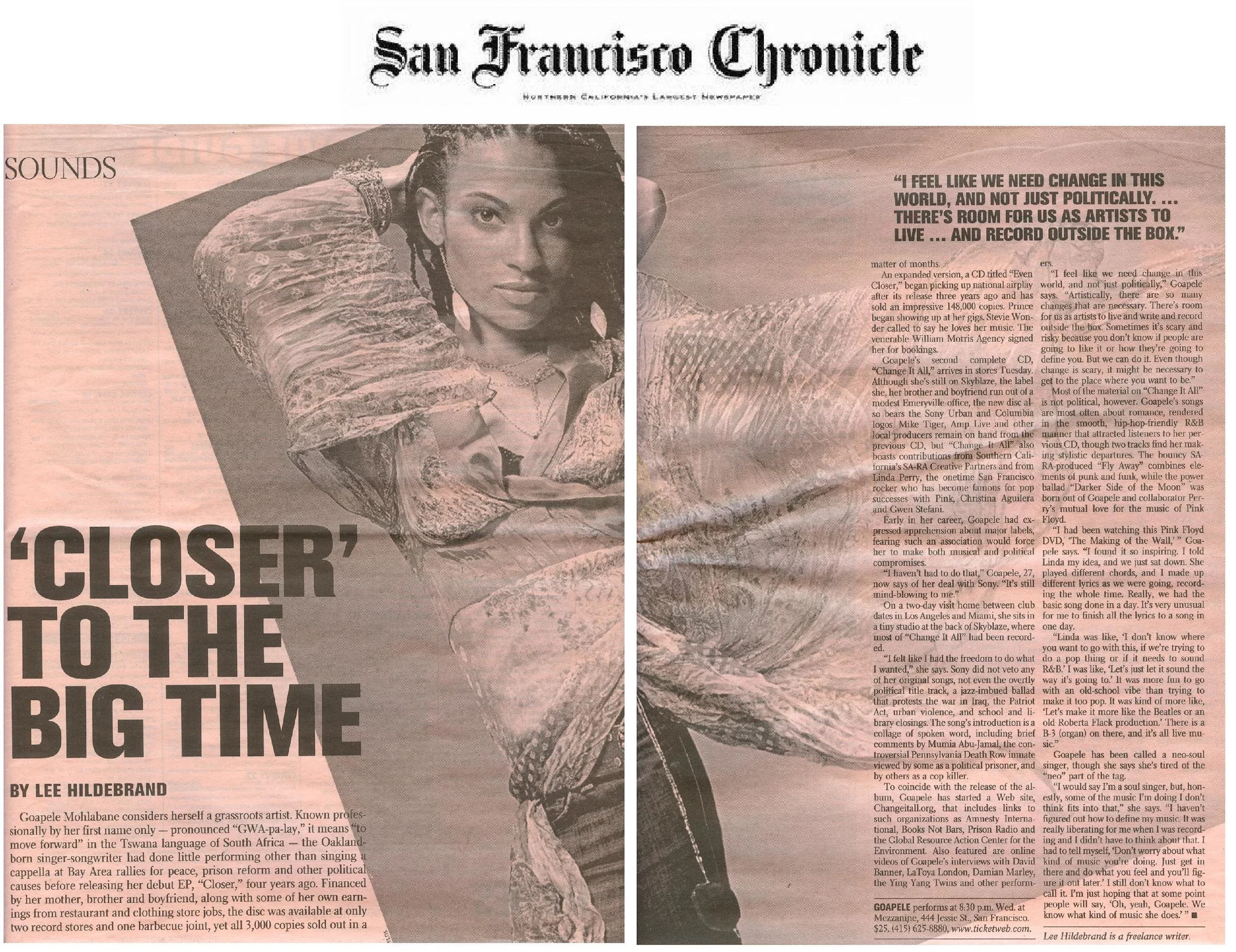 SF CHRONICLE