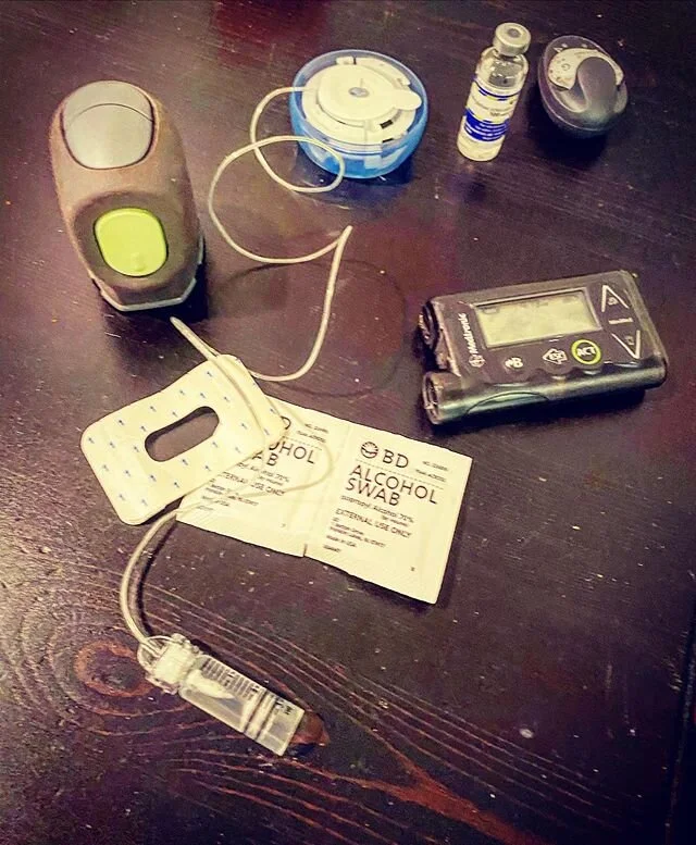 The every other day routine.  #SugarFree #diabetictype1 #diabetictypeone #type1 #type1diabetes #JCFORJD #acureisforever&trade;️ #InsulinDependent #PumpGuy #Diabetic #Pump #Medtronic #CGM
