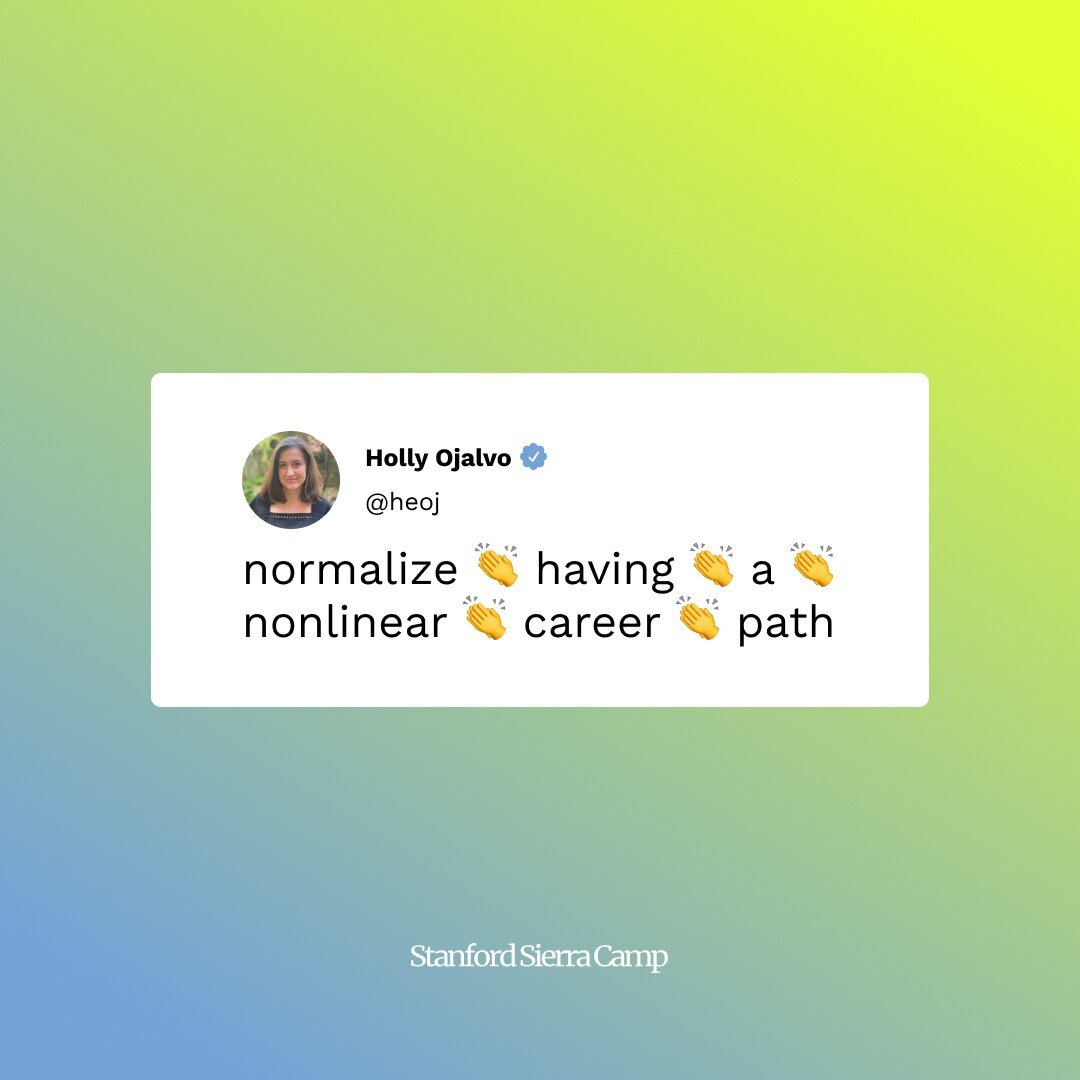 Yesssssss 👏 @hojalvo we could NOT agree more!

Looking to shake up the 'traditional' job path? Spending a summer (or more) at Camp will teach you interpersonal skills, as well as how to make the work that you ʜᴀᴠᴇ to do, work that you ᴡᴀɴᴛ to do!