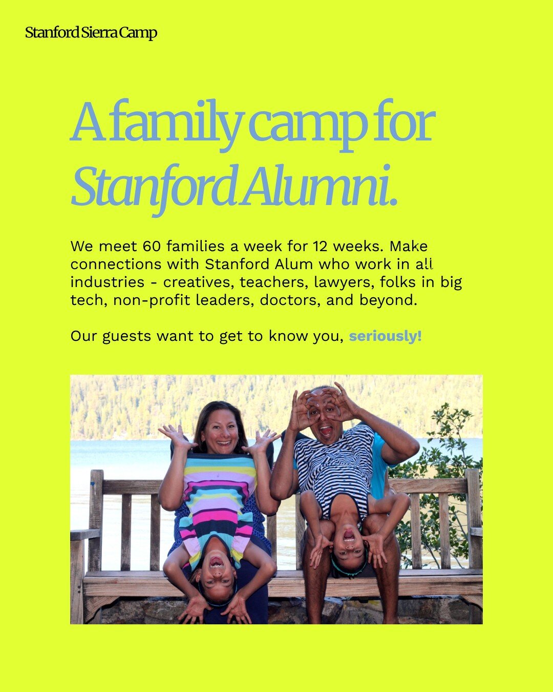 We LOVE our @stanfordalumni ❤️ 🤓🌲 Our guests all attended Stanford for either their undergraduate or their graduate degrees (stanfordlawschool, @stanford.med, @stanfordgsb, or PhD)!