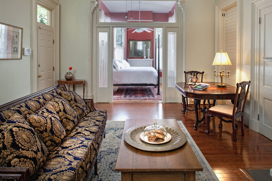 Top Bed and Breakfast in Savannah, GA, Printmaker's Inn Button Living Room.jpg